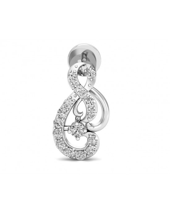 Deiva Round Brilliant Diamond Earrings