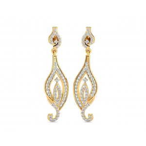 Cass Long Diamond Earrings