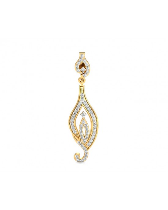 Cass Long Diamond Earrings