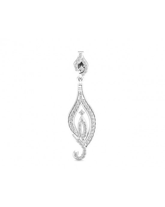 Cass Long Diamond Earrings