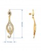 Cass Long Diamond Earrings