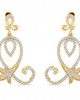 Cady Brilliant Diamond Earrings in Gold