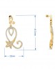 Cady Brilliant Diamond Earrings in Gold