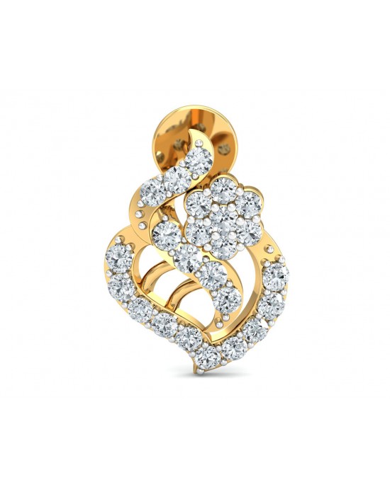 Sophia Diamond Gold Earrings