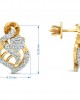 Sophia Diamond Gold Earrings