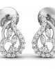 Gail Round Brilliant Diamond Earrings