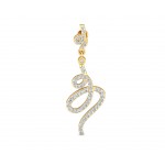 Fatina Long Diamond Danglers