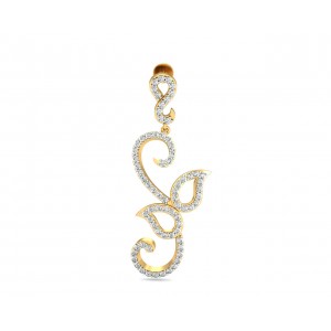 Flor Long diamond Earrings