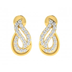 Caylin Diamond Earrings In Gold