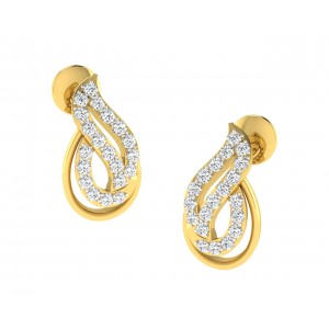 Caylin Diamond Earrings In Gold