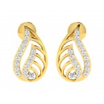 Leza Diamond Earrings in Gold