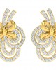 Hali Diamond Earrings in Gold