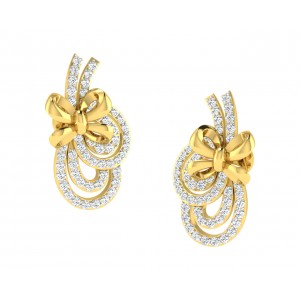 Hali Diamond Earrings in Gold