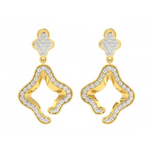 Ilsa Diamond Earrings in Gold