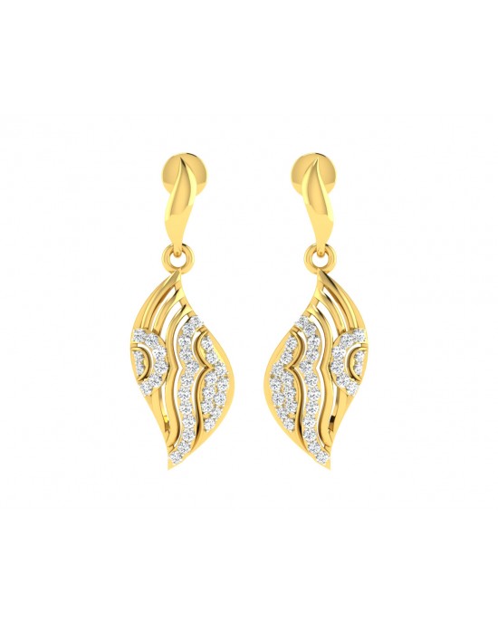 Ivanka Diamond Earrings in Gold