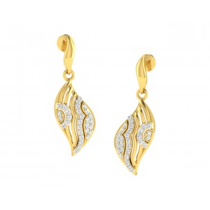 Ivanka Diamond Earrings in Gold