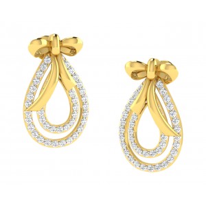 Iriana Diamond Earrings in Gold