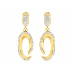 Eeva Diamond Earrings in Gold 