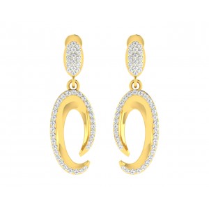 Eeva Diamond Earrings in Gold 