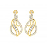Eliza Diamond Earrings in Gold