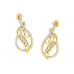 Eliza Diamond Earrings in Gold
