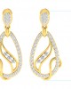 Lyra Diamond Earrings in Gold