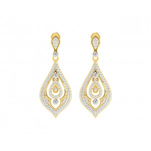 Nomi Diamond Earrings in Gold