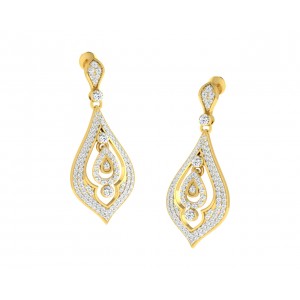 Nomi Diamond Earrings in Gold