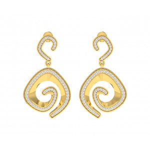 Faren Diamond Earrings in Gold