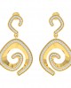 Faren Diamond Earrings in Gold