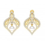 Rina Pearl & Diamond Earrings