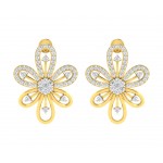 Rhea Diamond Earrings in Gold