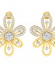 Rhea Diamond Earrings in Gold