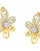 Rhea Diamond Earrings in Gold