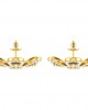 Rhea Diamond Earrings in Gold