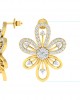 Rhea Diamond Earrings in Gold