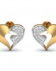 Pana Diamond Heart Earrings 