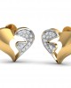 Pana Diamond Heart Earrings 