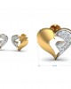 Pana Diamond Heart Earrings 