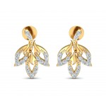 Gwen Diamond Gold Earrings