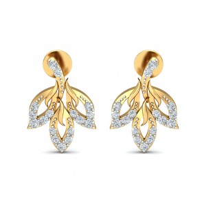 Gwen Diamond Gold Earrings