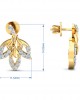 Gwen Diamond Gold Earrings