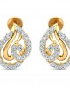 Genn Diamond Earrings In Gold