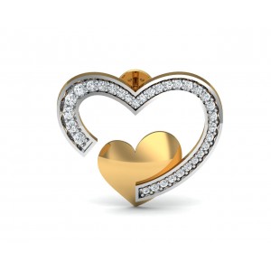 Fiona Diamond  Heart Earrings