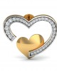 Fiona Diamond  Heart Earrings