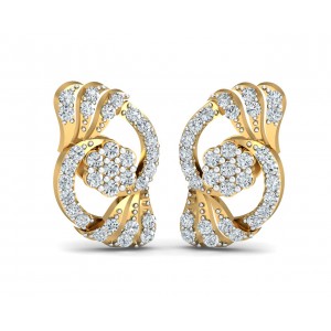 Inara Diamond Earrings in Gold