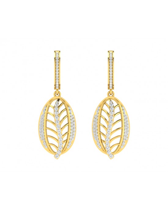 Perry Diamond Earrings in Gold