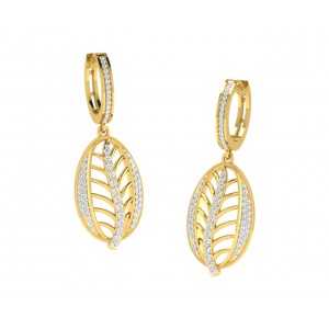 Perry Diamond Earrings in Gold