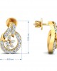 Gemma Diamond Eartops in Gold