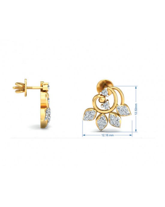 Geet Diamond Eartops